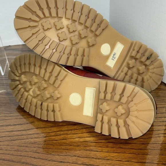 Goby colored Prismas geometric pink lace up Oxford shoes. Size 41. EUC. - Picture 5 of 7